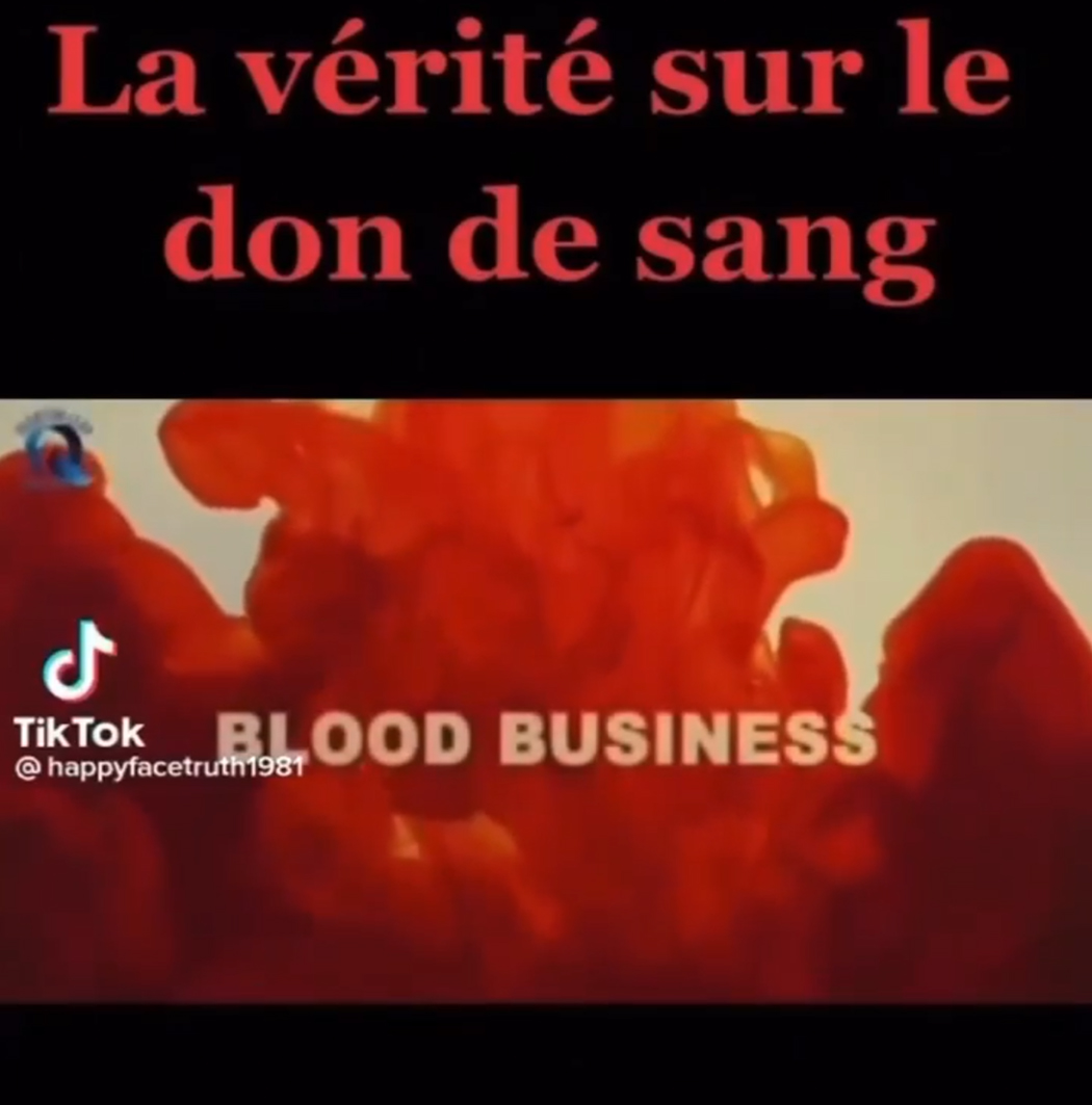 La vérité sur les dons de sang