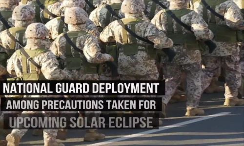 Pourquoi la Garde nationale est-elle déployée pendant la grande éclipse américaine ?