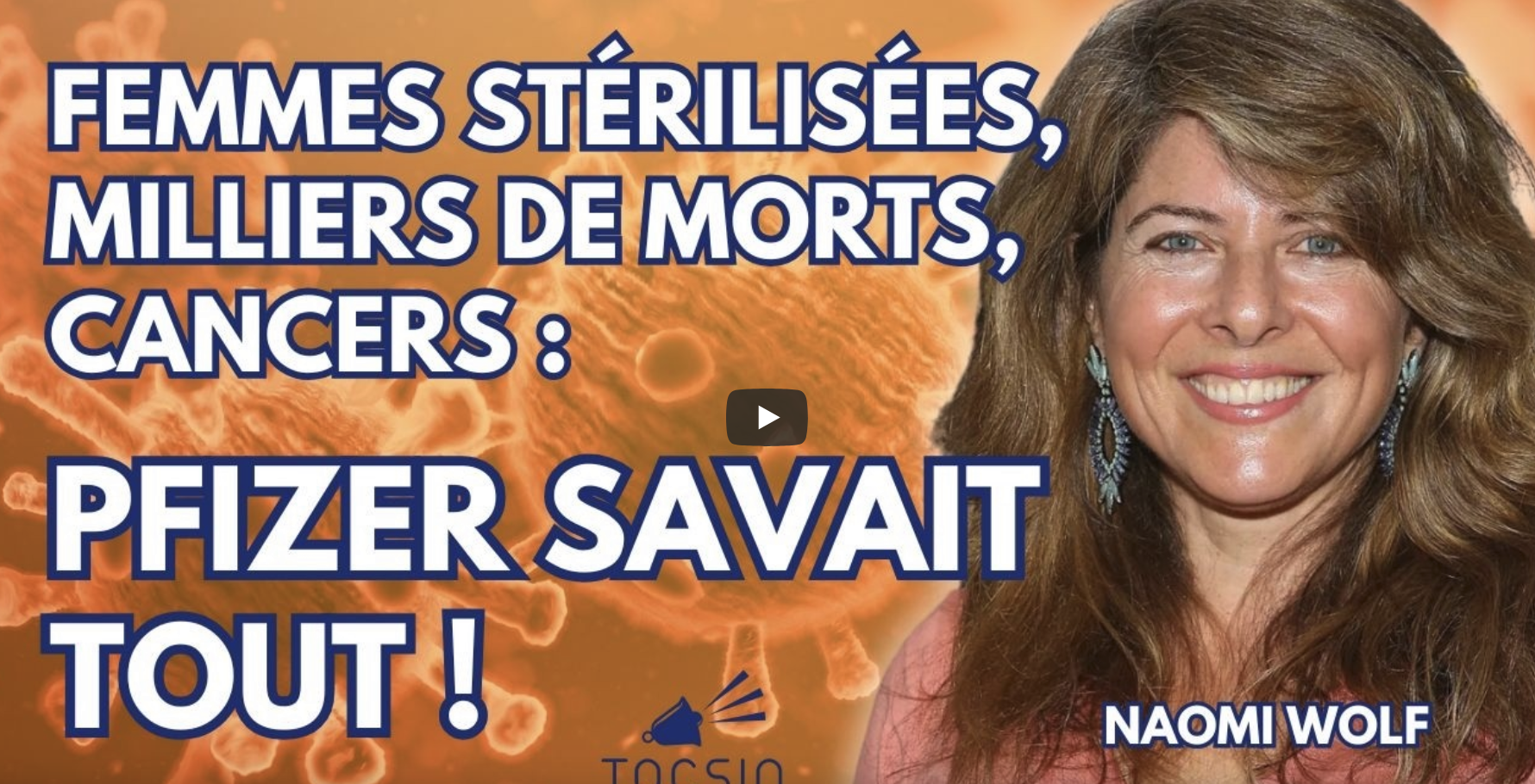 Une proche de Robert Kennedy révèle TOUT sur les scandales Pfizer et c’est une bombe ! – Naomi Wolf