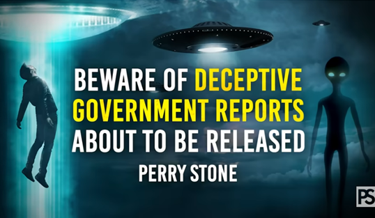 L’évangéliste Perry Stone affirme que des responsables américains ont briefé des pasteurs pour préparer les églises à la révélation des phénomènes OVNI.
